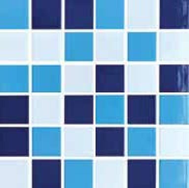 Porcelain Mosaic White Blue (WB65544)